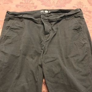 Black Khakis from old navy size 18